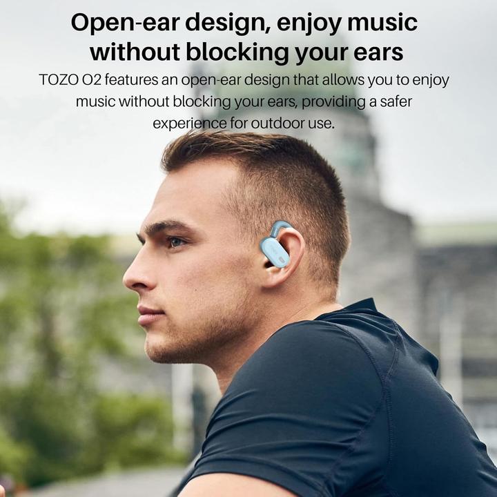 Produktbild Tozo Open-Ear-Kopfhörer mit Noise Cancelling (ANC, 42 h, Kabellos)