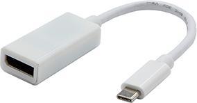 Image du produit NoName Adaptateur USB-C - DisplayPort USB Blanc