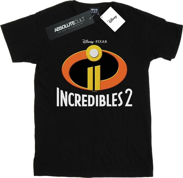 Immagine prodotto Disney Incredibles 2 Emblem Logo Maglietta Ampia Donna (L)