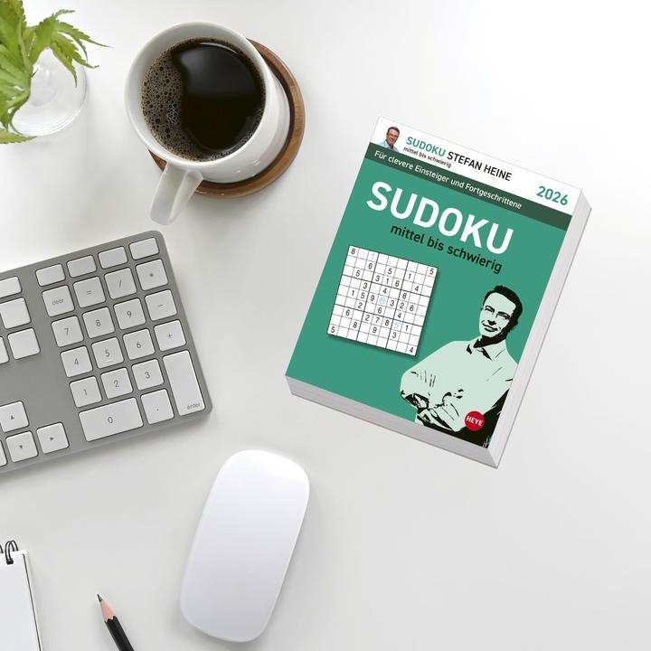 Immagine prodotto Stefan Heine Sudoku mittel Tagesabreisskalender 2026
