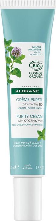Klorane Crema opacizzante con menta acquatica biologica (40 ml)