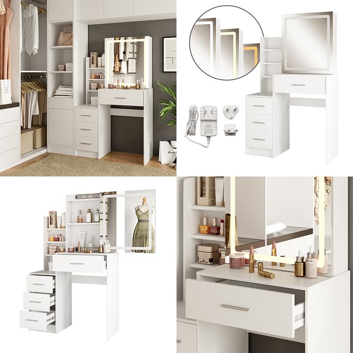 Image du produit Vicco Lisca avec éclairage (80 x 36 x 131.60 cm)