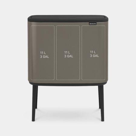 Productafbeelding Brabantia Afvalbak Bo Touch Bin 3x11 liter (33 l)