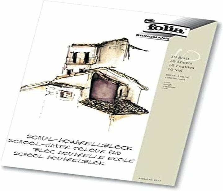 Produktbild Folia Schul-Aquarellblock (A3, Blanko, Weicher Einband)