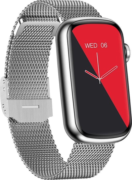 Actual product image Garett Wave RT Smartwatch (Silver, Steel)