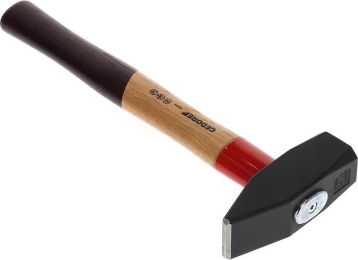 Actual product image Gedore 600 H-2000 Metalworker's hammer ROTBAND-PLUS with hickory handle, 2 kg (2491 g)