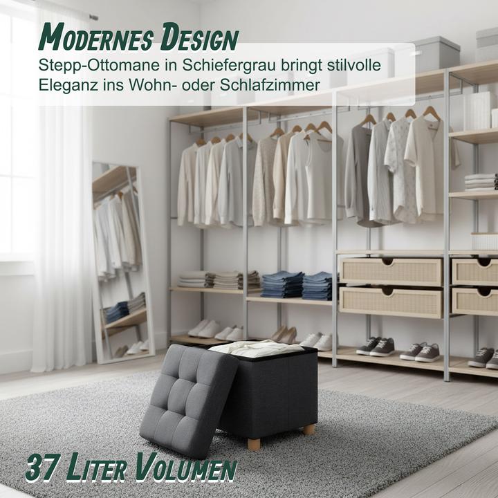 Actual product image Relaxdays Hocker mit Stauraum