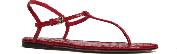 Produktbild Paris Texas Montecarlo Flat Sandal Mono Printed Python (38)