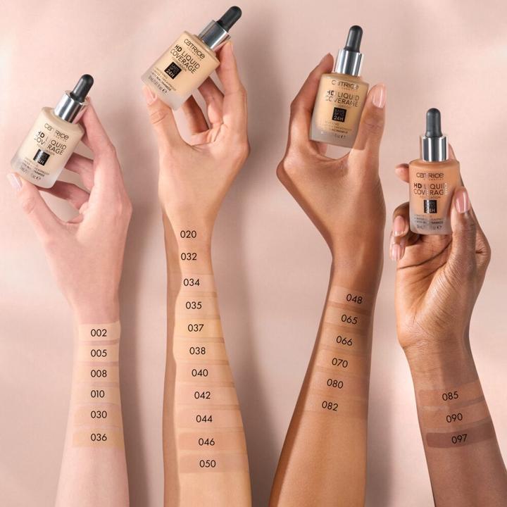 Produktbild Catrice HD Liquid Coverage Foundation No. 097 Nude Long-Lasting Mattifying