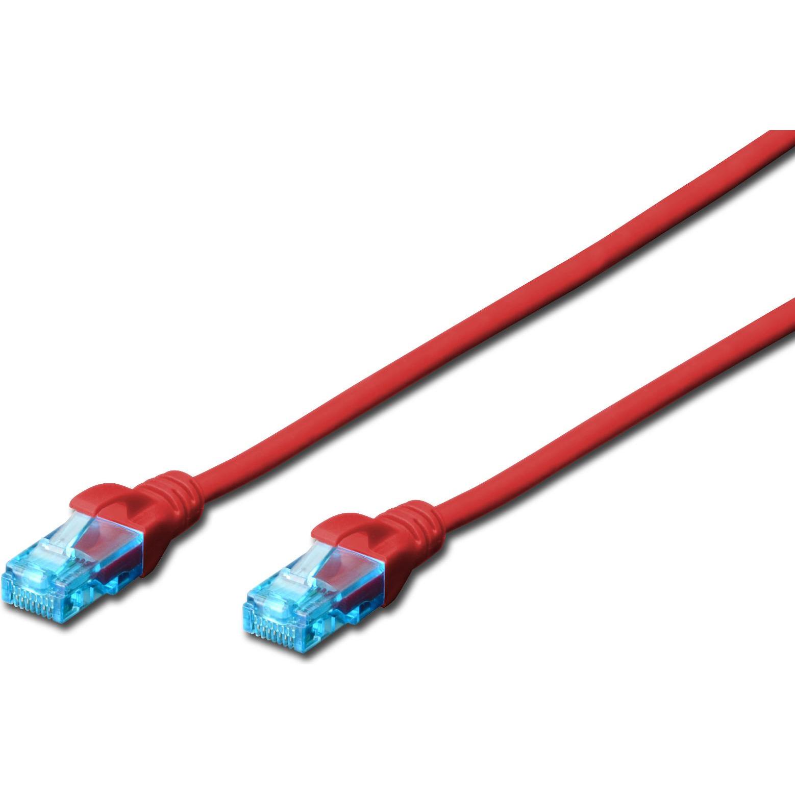 Digitus CAT 5e U/UTP Patchkabel (U/UTP, CAT5e, 0.50 m), Netzwerkkabel