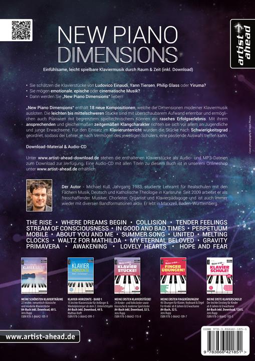 Produktbild New Piano Dimensions (Deutsch, Michael Kull, 2021)