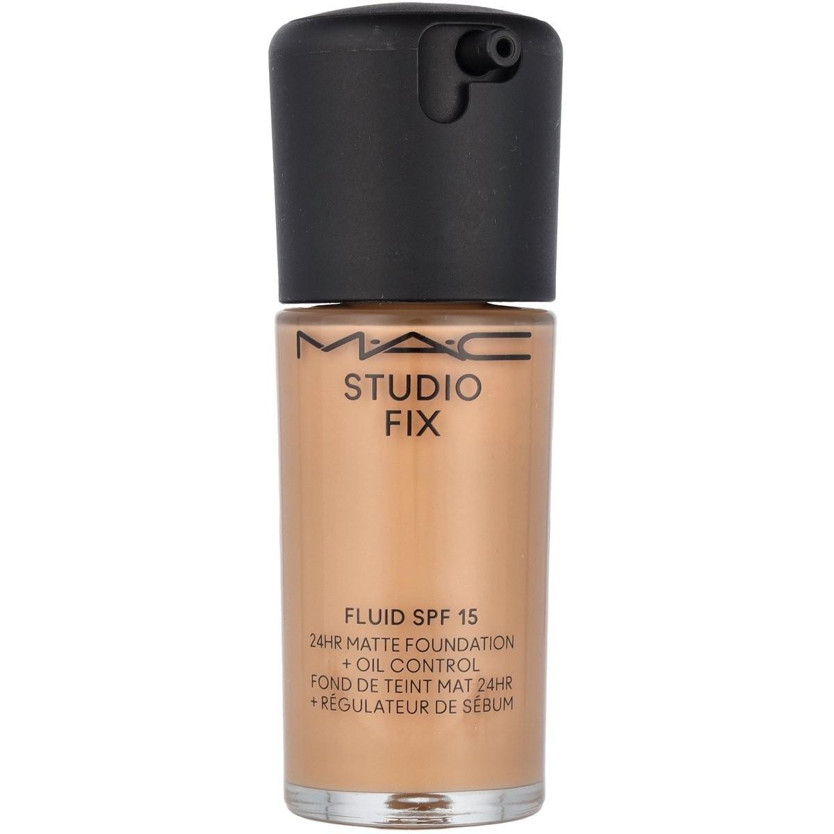 Mac Cosmetics , Fondotinta, Studio Fix Fluid Fond De Teint Protezione Solare Fattore 15 (Re) Nc35 (Nc35)