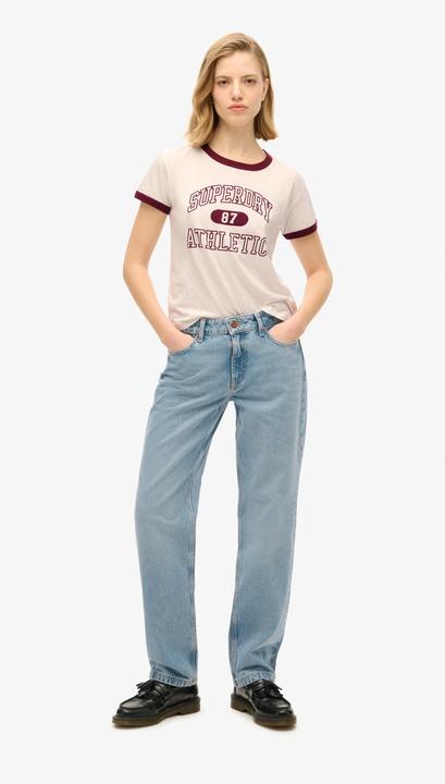 Produktbild Superdry Figurbetontes Athletic Essentials Ringer-T-Shirt (XL)