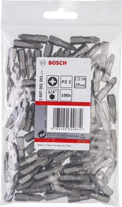 Productafbeelding Bosch Professional Zubehör Dwarsliggende bit PZ 2 Accessor (Kruis Pozidriv PZ)