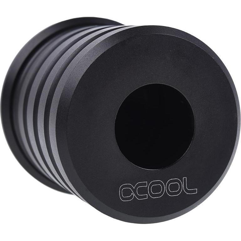 Thumbnail - Alphacool Powerbutton Body - Deep Black, PC Gehäuse Zubehör