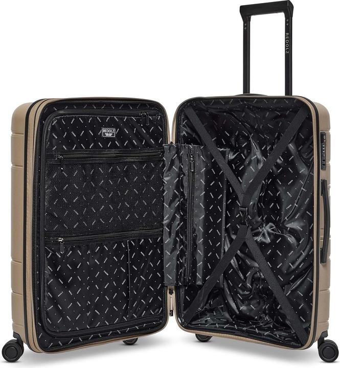 Actual product image Redolz Essentials 11 4 Rollen Kofferset 3-teilig mit Dehnfalte (240 l)