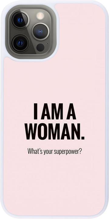 Image du produit PhoneLook Coque Silicone rigide blanc I am a woman (Apple iPhone 12 Pro Max)