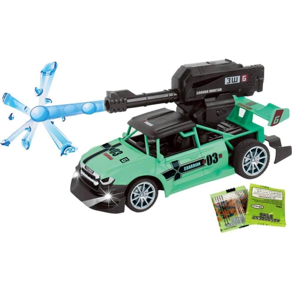 Maksik Ein Auto mit einem Werfer, der eine R/C-Mischung abfeuert