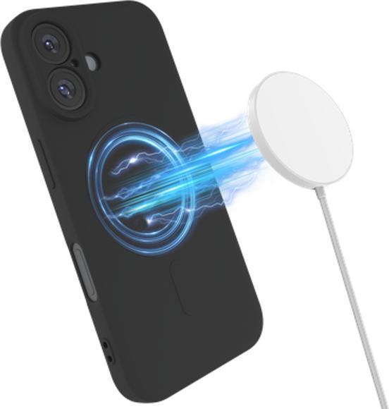 Image du produit Just in Case TPU Back Cover Noir Magnétique Apple iPhone 16 (Apple iPhone 16)