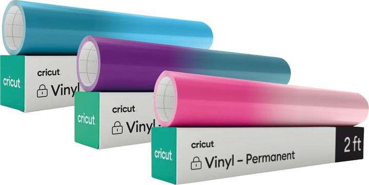 Productafbeelding Cricut Vinylfolie Warmtegeactiveerd 30 x 60 cm, Paars/Turquoise (1 x)