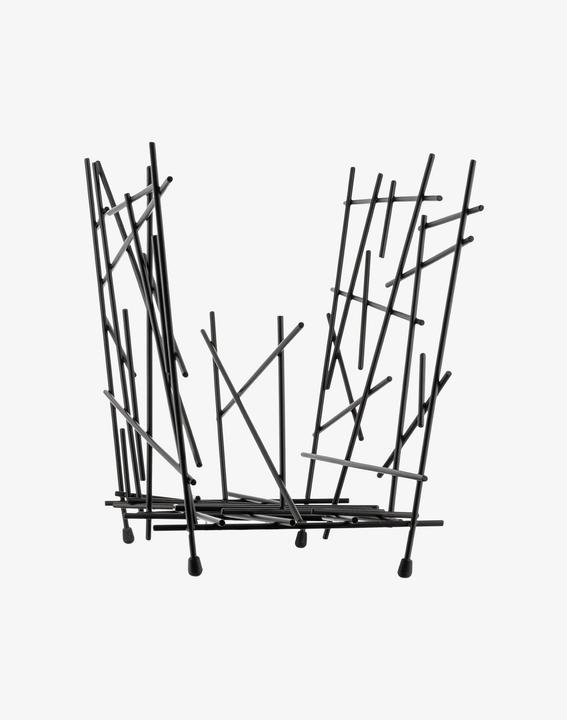 Produktbild Alessi Zeitungsständer schwarz (45.50 x 28.50 x 35 cm)