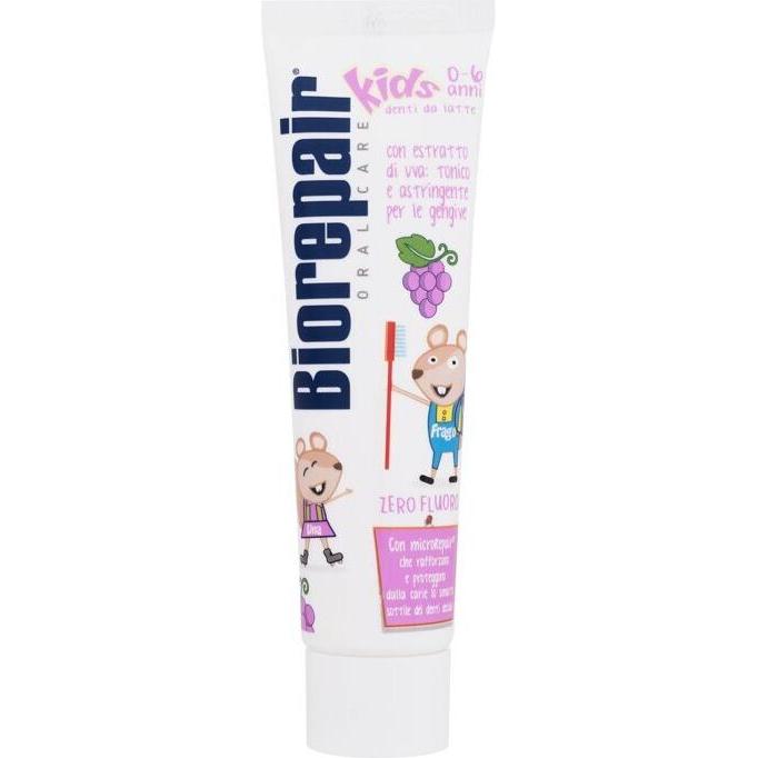 Biorepair, Dentifricio, Kids pasta do zębów dla dzieci Winogrona 50ml (50 ml)