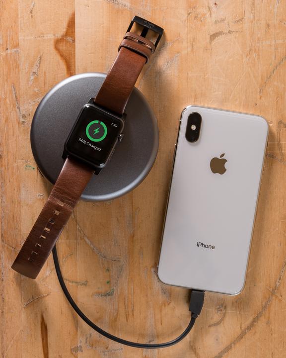 Image du produit Nomad Sangle de connexion moderne (44 mm, Acier inoxydable, Cuir)