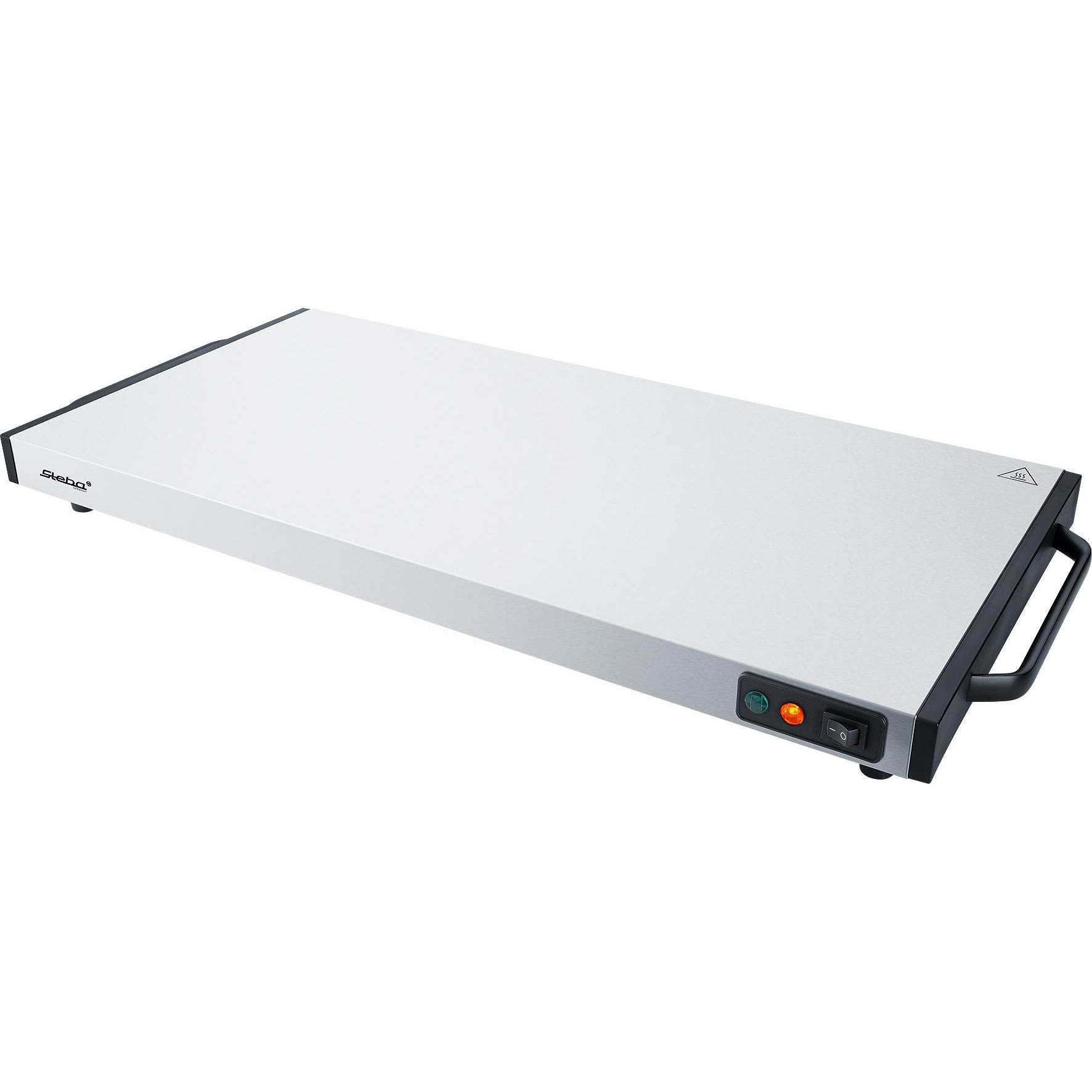 Steba WärmespeicherplatteWP130, Warmhalteplatte, Silber, Schwarz