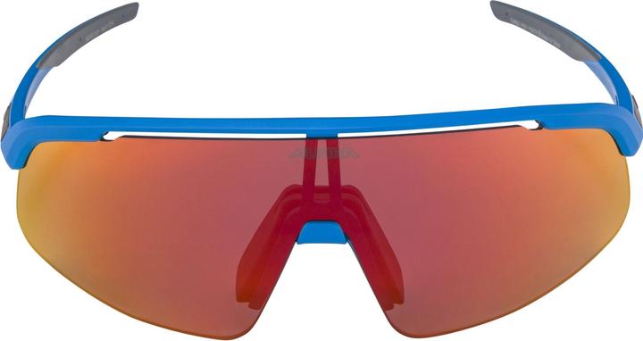 Actual product image ALPINA SPORTS Turbo Pro Youth (Blue Matt, Red)