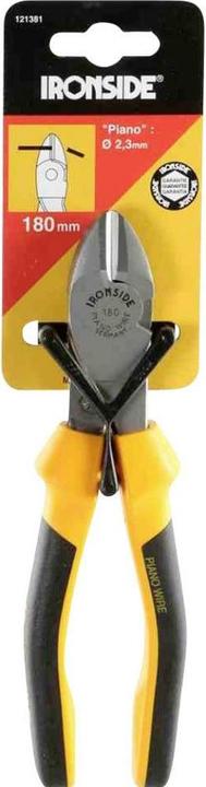 Actual product image Ironside 121381 Power diagonal cutters 180mm 2-component handle (180 mm)