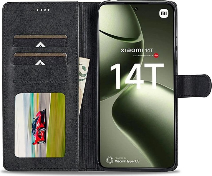 Produktbild LC.Imeeke Xiaomi 14T - Leder Etui Hülle (Xiaomi 14T)