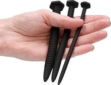 Produktbild Ouch! Silicone Screw Plug Set - Urethral Sounding
