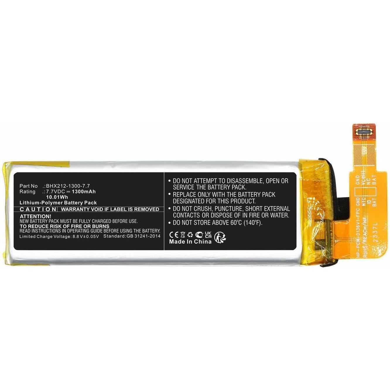 CoreParts Battery 7.7V 1300mAh 10.01Wh (Akku), Kamera Stromversorgung
