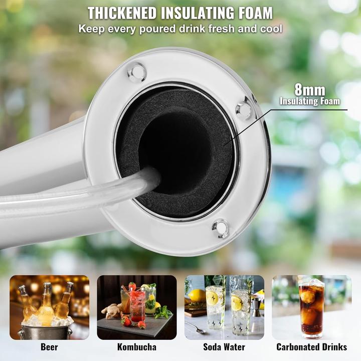 Actual product image Vevor Kegerator Tower Kit