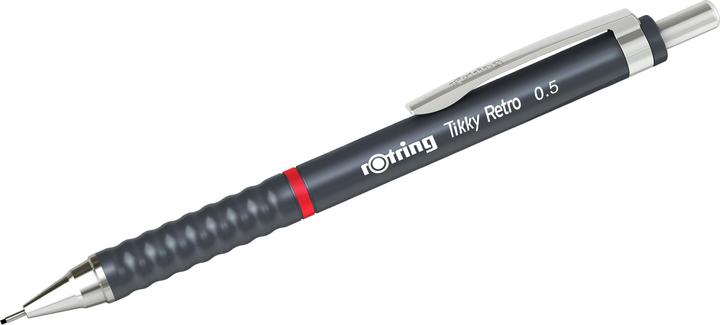 Produktbild Rotring Feinminenstift Tikky 0,5 RETRO Grau 12 Stück (0.50 mm, 2B, 1x)