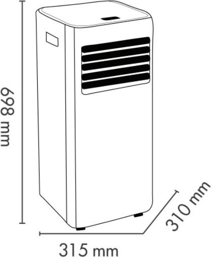 Actual product image Argo Iside (30 m², 10000 BTU/h)