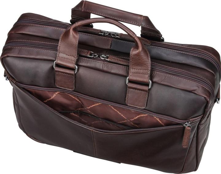 Actual product image The Chesterfield Brand Wax Pull Up briefcase leather 40 cm laptop compartment (17.30")