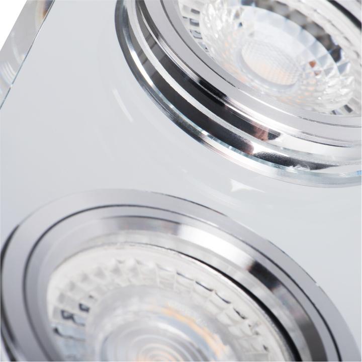 Image du produit Kanlux Cadre d'encastrement Verre Noir Rond Cristal Spot encastrable