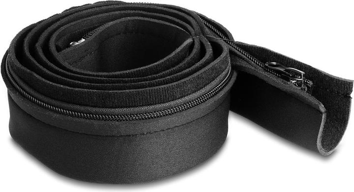 Image du produit Delock Gaine de câble néoprène flexible avec fermeture éclair 1,5m x 100mm noir (Gaines pour câbles, 150 cm)