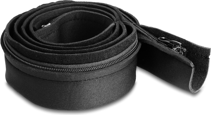 Produktbild Delock Kabelschlauch mit Reissverschluss 3 m x 100 mm Schwarz (Kabelschlauch, 300 cm)