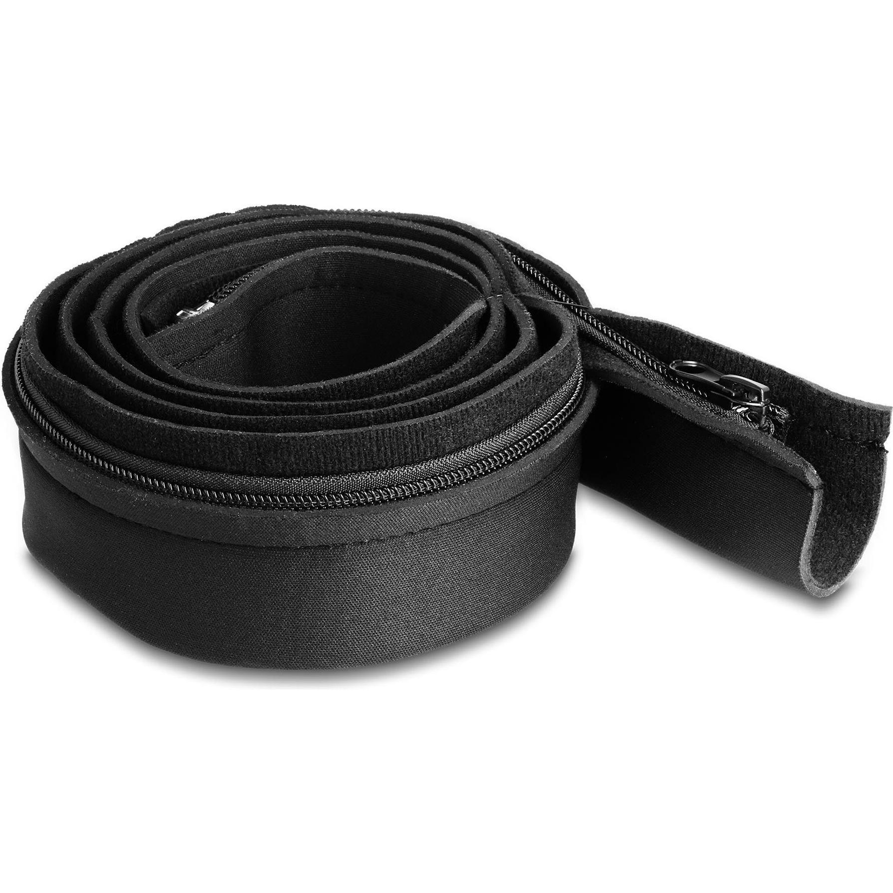 Delock, Kabelschutz + Kabelführung, Kabelschlauch mit Reissverschluss 3 m x 100 mm Schwarz (Kabelschlauch, 3000 mm)