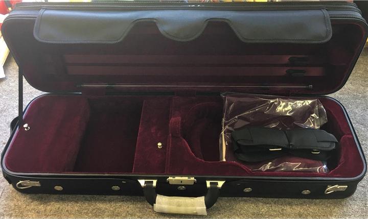 Actual product image San Bernardo Violin case 4/4 black/red (violin)