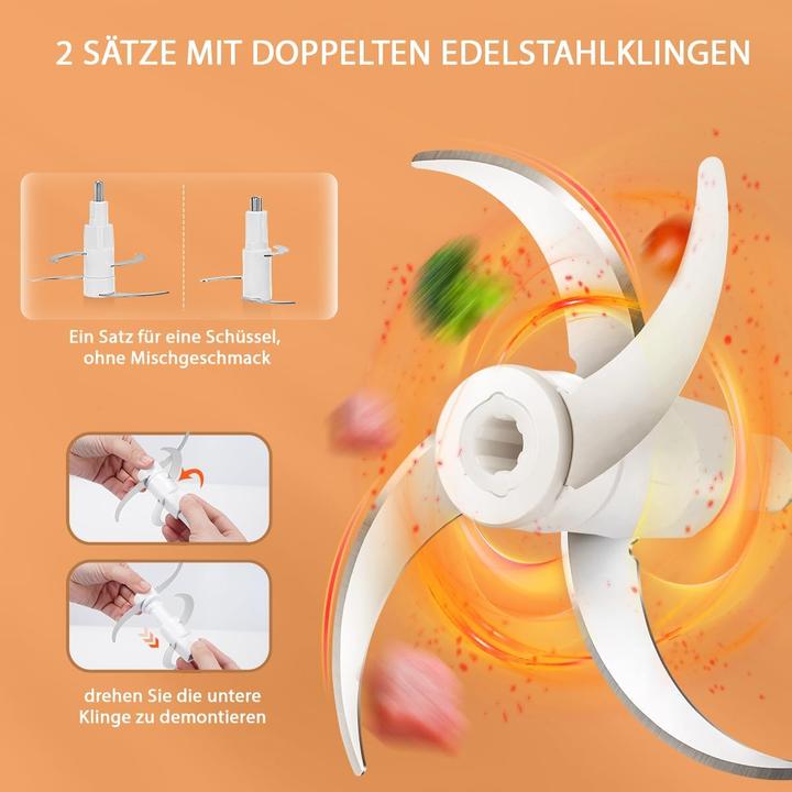 Actual product image Bear Rock Elektrischer Zerkleinerer mit 4-Klingen (2000 ml)