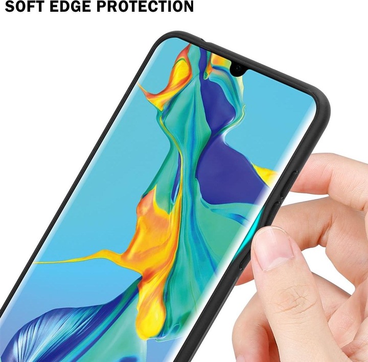 Productafbeelding Cadorabo TPU gestreepte glasplaat (Huawei P30 Pro)