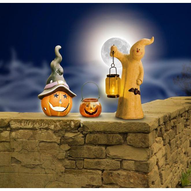 Thumbnail - MICA Living Teelichtglas - Kürbis - ca. 10 x 8 cm