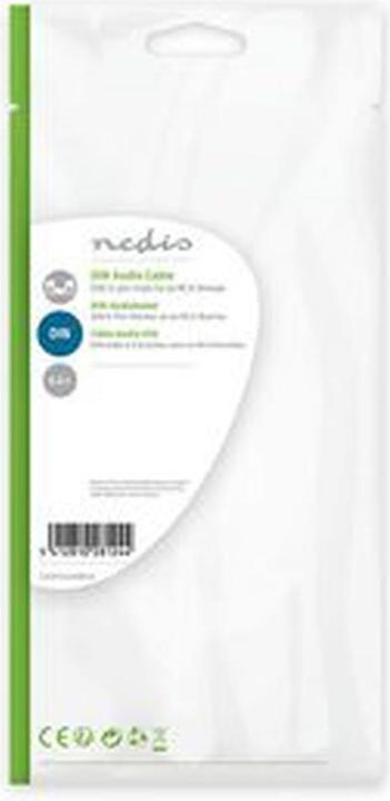 Produktbild Nedis DIN-Audio-Kabel DIN 5-Pin Stecker 4X RCA Buchse Vernickelt 0.20 m rund PVC Schwarz Umschlag 0. (0.20 m)