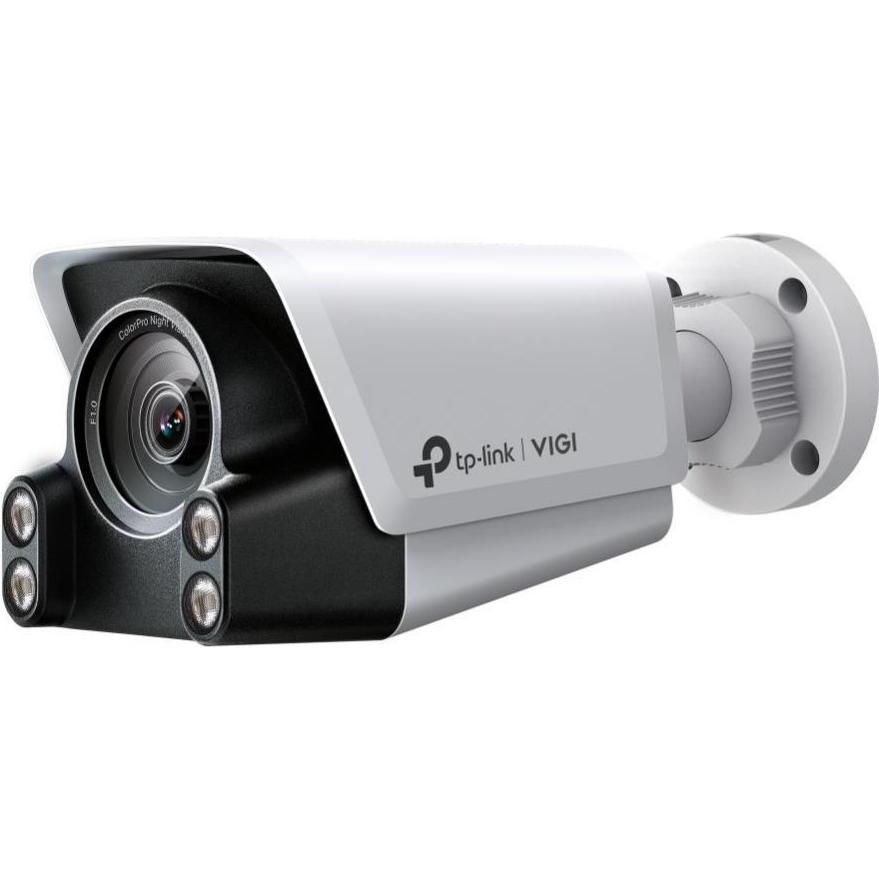 TP-Link VIGI C340S(4mm) 4MP Outdoor ColorPro Night Vision Bullet Network Camera (2688 x 1520 Pixel), Netzwerkkamera, Wei...