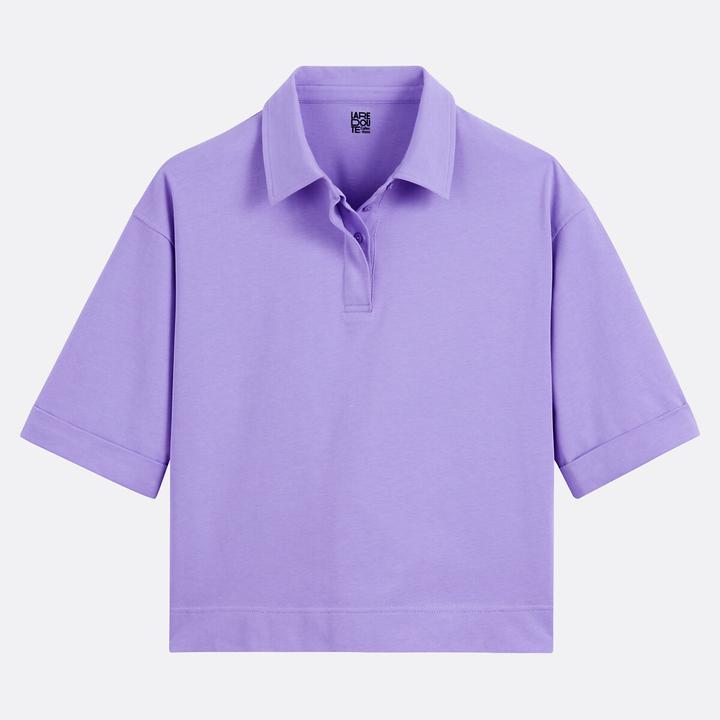 Actual product image La Redoute Collections T-Shirt mit Polokragen und kurzen Ärmeln (XS)