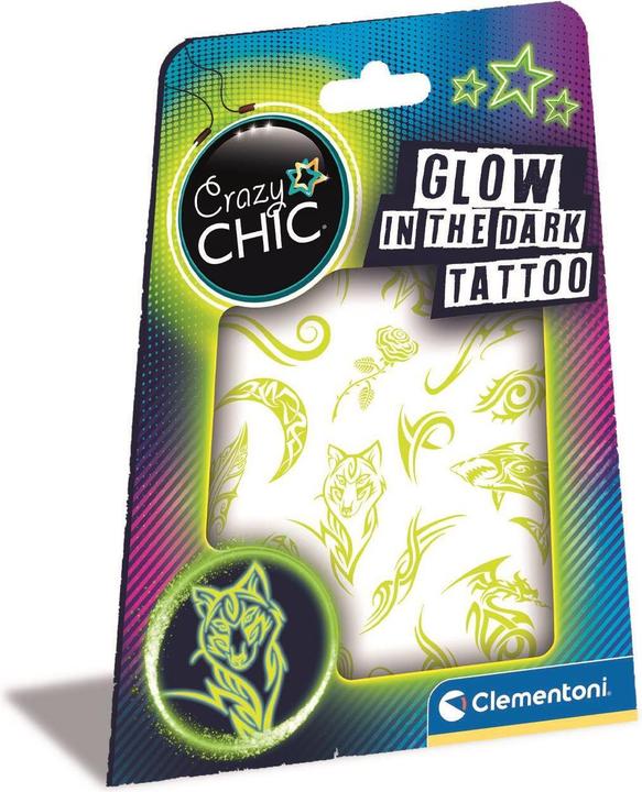 Produktbild Clementoni Crazy Chic - Urban Tattoos leuchten im Dunkeln