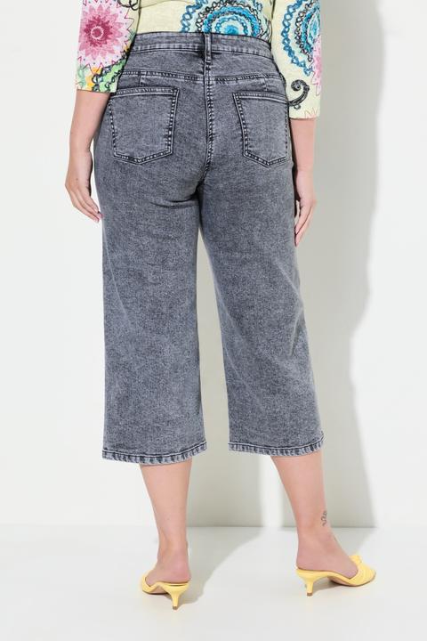 Image du produit Miamoda Jeans-Culotte, Wide Legs, 5-Pocket, Moon Wash (44)